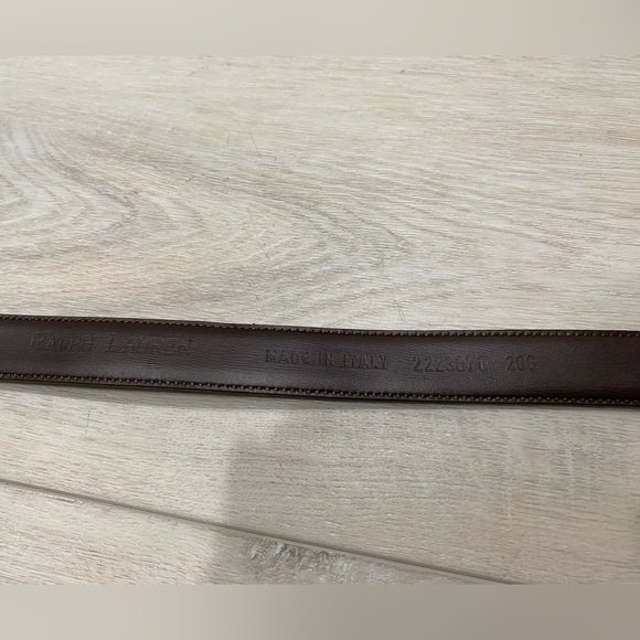 Vintage Ralph Lauren Italian Leather Equestrian Belt | Medium - Picture 6 of 10